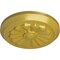Ekena Millwork Olivia Ceiling Medallion (Fits Canopies up to 2 1/8"), Hand-Painted Rich Gold, 7 7/8"OD x 1 1/8"P CM07OLRGS - alternate 5